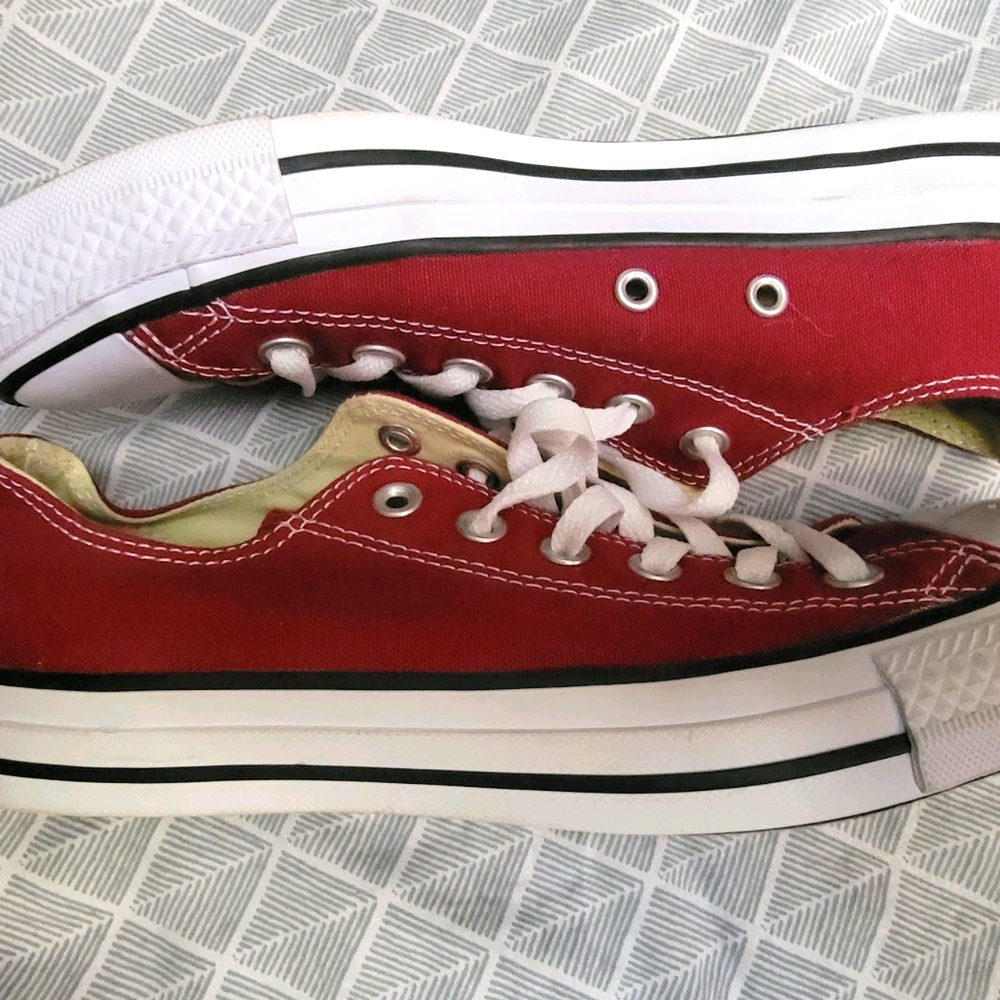 Maroon Converse